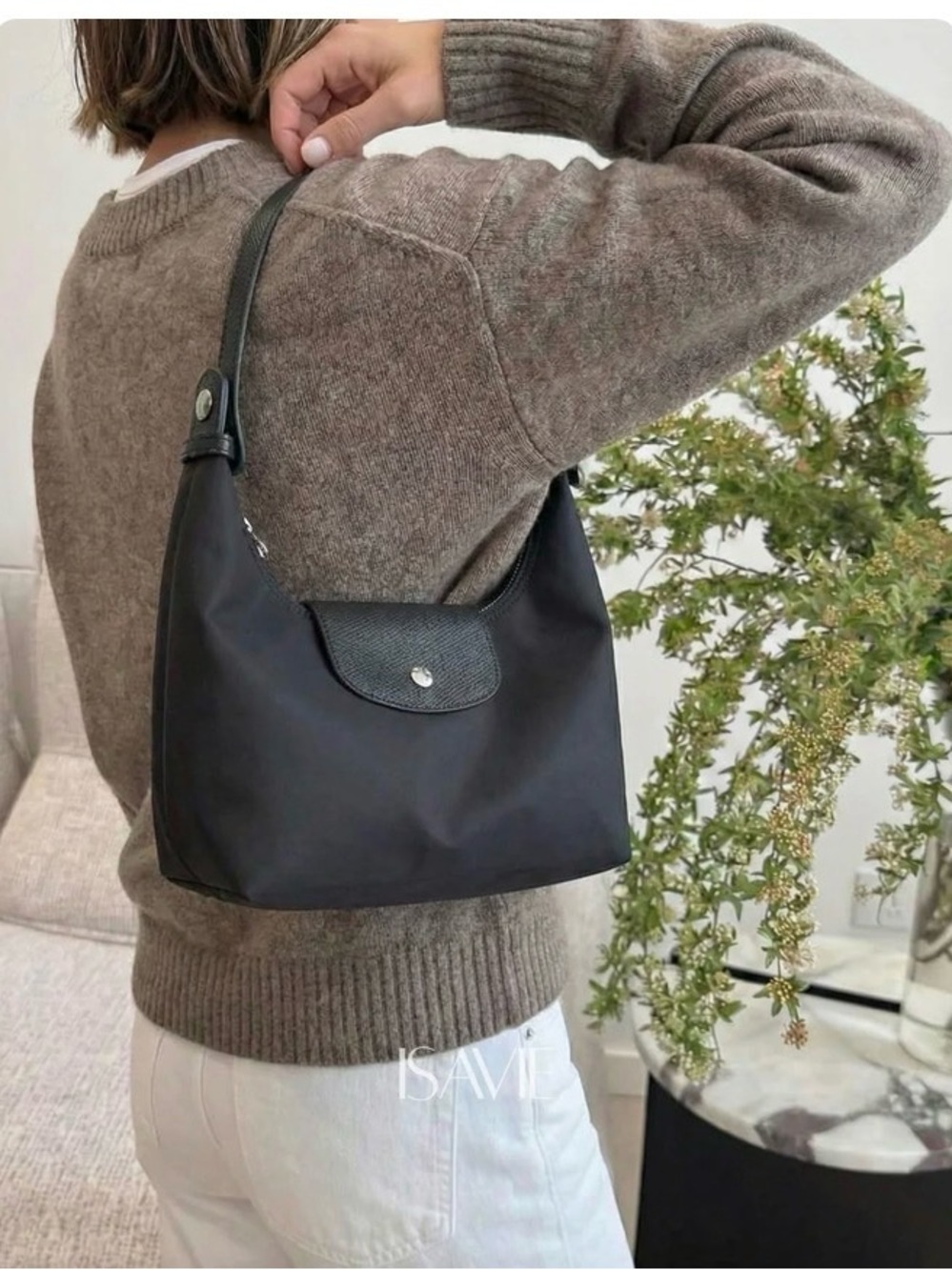 New!Nylon Classic Black 3in 1!Shoulder Bag